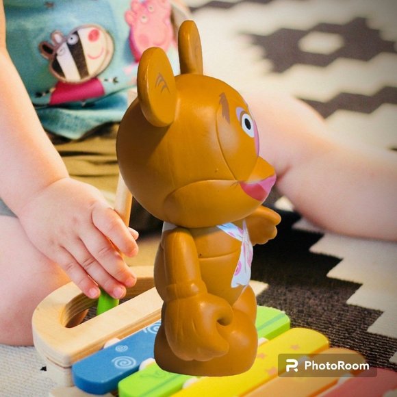 Disney Vinylmation Fozzie Bear 3" The Muppets Series 1 Artist Signature Preowned - Picture 4 of 6